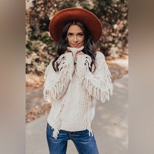 Fringe Knit Sweater